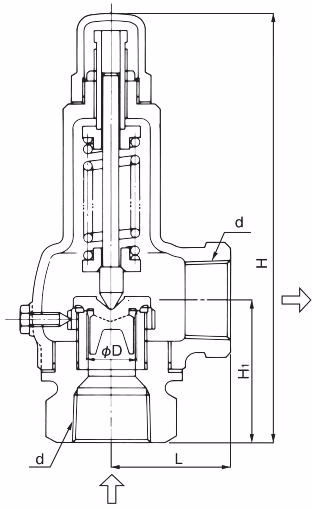 Yoshitake AL-17 dimensions and weights drawing