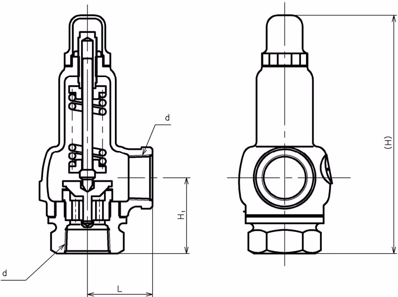 Yoshitake AL-27 dimensions drawing