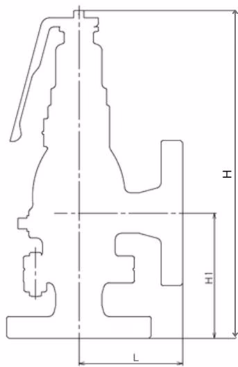 Yoshitake AL-400L dimensions and weights drawing