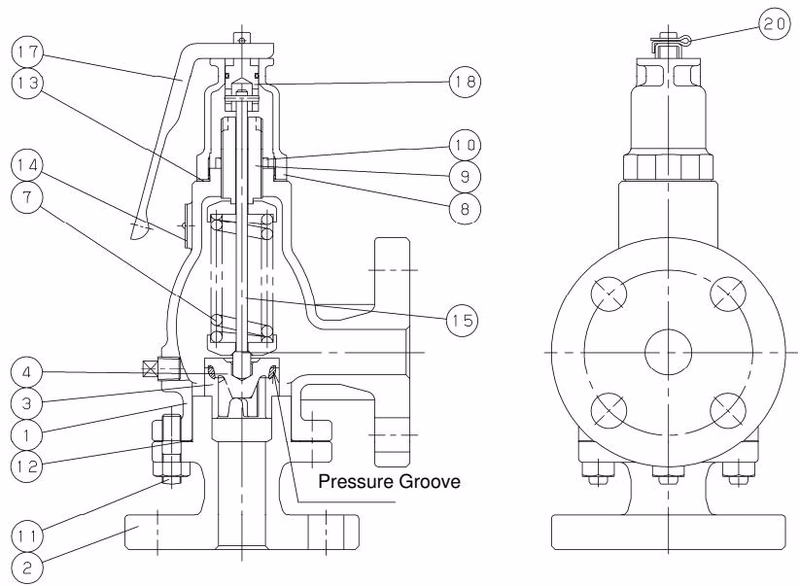 Yoshitake AL-400L structure and parts diagram