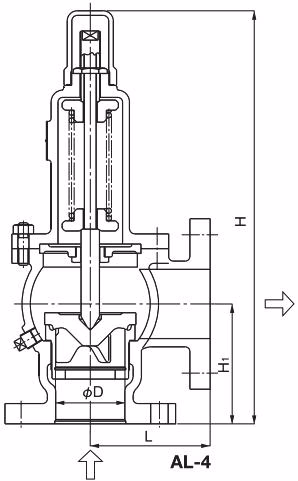 Yoshitake AL-4T cross section diagram