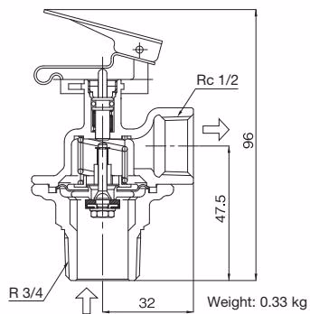Yoshitake AL-68-97 dimensions drawing