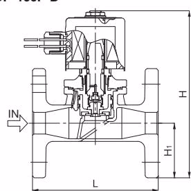 Yoshitake DP-100F-D dimensions diagram