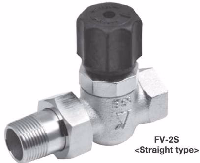 Yoshitake FV-2A dimensions straight type
