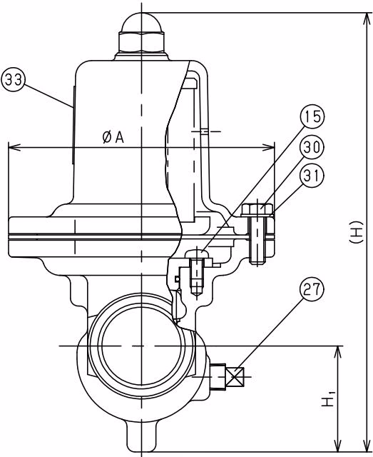 Yoshitake GD-26G exploded view and parts list