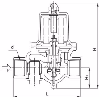 Ёситакэ Yoshitake GD-26GS размерный чертёж