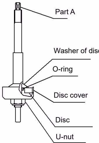 Yoshitake GD-26S series disassembly parts