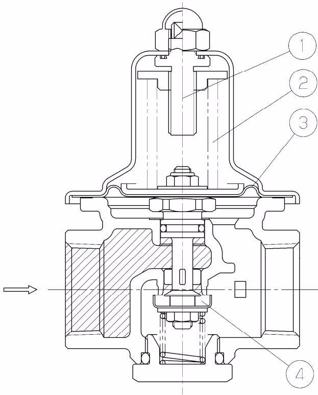 Yoshitake GD-41G fluid of outlet diagram