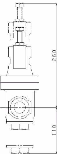 Yoshitake GD-45P top and bottom installation space