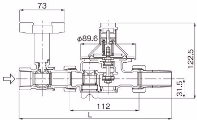 耀希达凯 Yoshitake GD-46SP 耀希达凯 GD-46SP 带截止阀图示