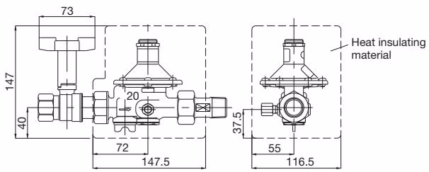 Ёситакэ Yoshitake GD-46SP размеры теплоизоляционного материала