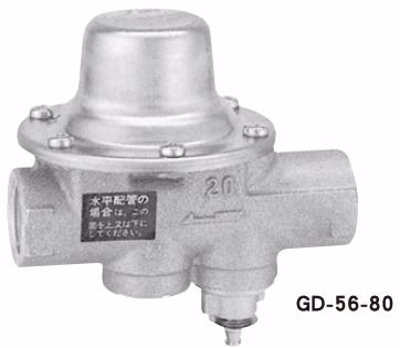耀希达凯(Yoshitake)GD-56-80 减压阀剖面图