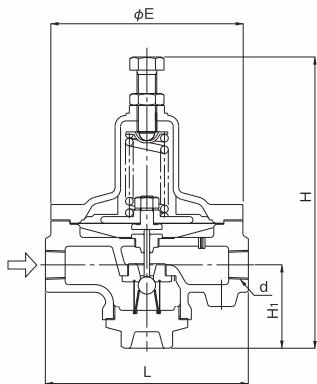 Yoshitake GD-6N cross section structure