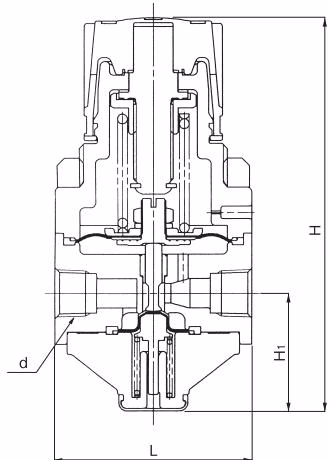 Yoshitake GD-8N dimensions drawing 10A 15A