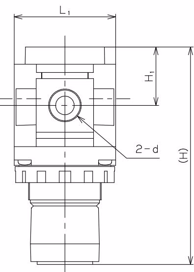 Yoshitake GD-9N external dimensional drawing