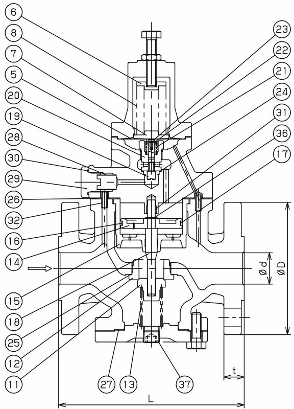 Yoshitake GP-1000EN structural drawing