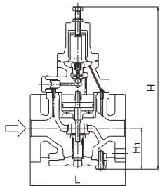 Yoshitake GP-1000T dimensions diagram