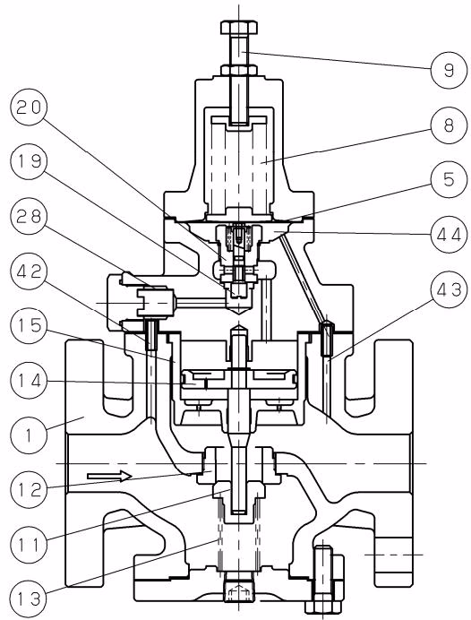 Yoshitake GP-1010 cross section and parts