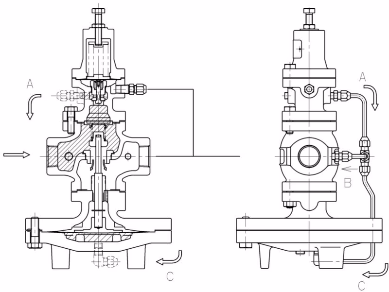 Yoshitake GP-2000CS main valve opens