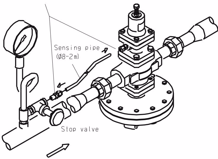 Yoshitake GPR-2000 sensing pipe joint details