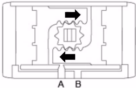 Yoshitake KBFV-1S pneumatic actuator closing operation diagram