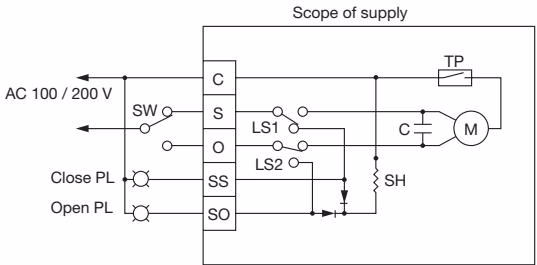 Yoshitake MD-54 circuit of motor operation