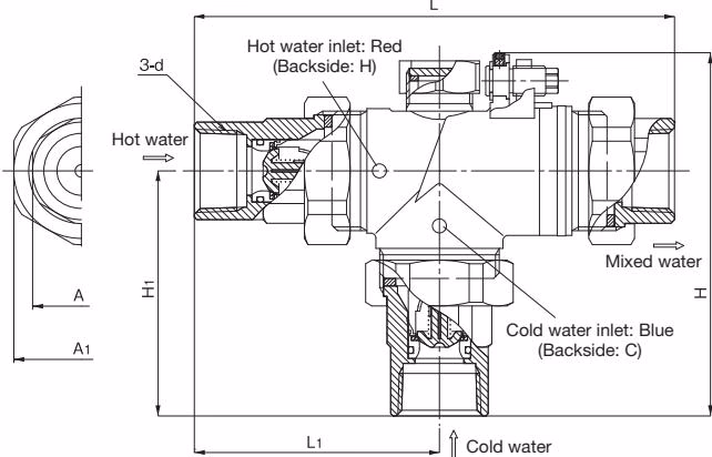 Yoshitake MXV-1 circulating water inlet joint dimensions