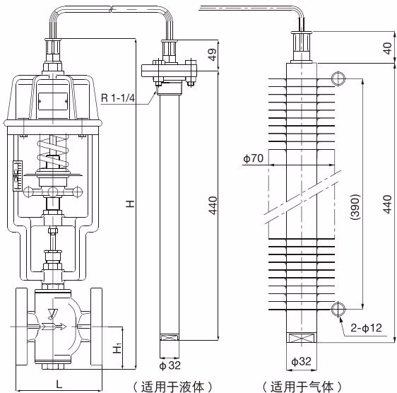 耀希达凯 Yoshitake OB-2 和 OB-2G 尺寸结构图