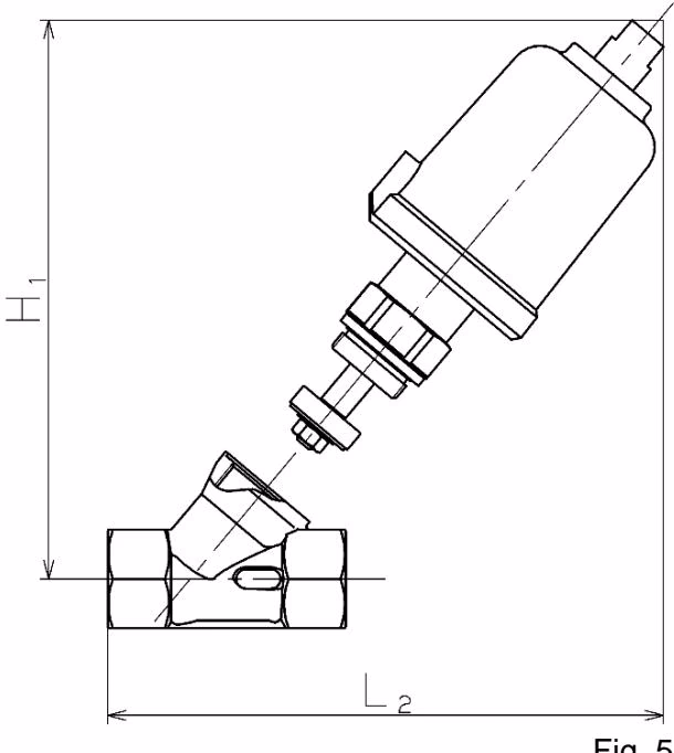 Yoshitake PD-3 minimum maintenance space diagram