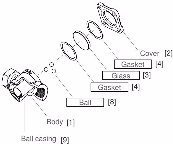 Yoshitake SB-1F reassembly diagram