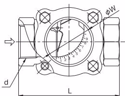 Yoshitake SF-1S dimension drawing