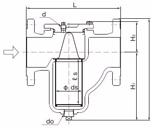 中文品牌耀希达凯 (Yoshitake) SU-50H 球墨铸铁过滤器外观