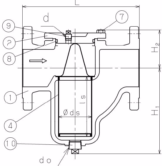 Yoshitake SU-50H series model SU-50S structure diagram