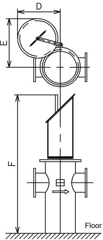 Yoshitake SU-6 maintenance and inspection space diagram