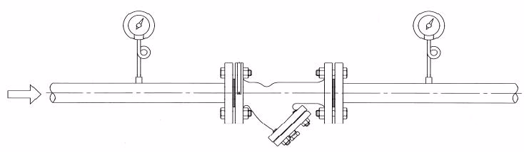 Yoshitake SY-10-30 horizontal piping example
