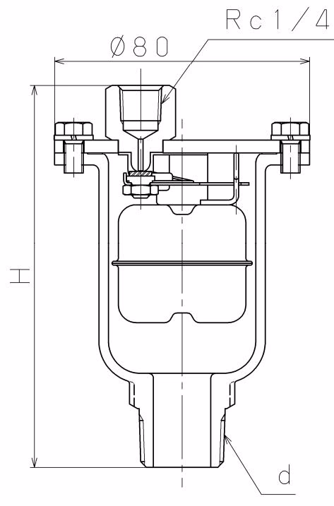 Размерный чертеж Yoshitake TA-16