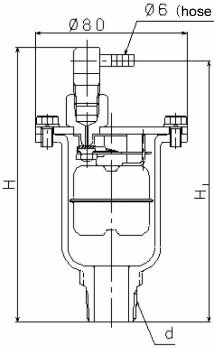 Yoshitake TA-16L dimensions drawing
