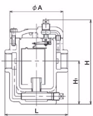 Yoshitake TB-20 screwed dimensions diagram