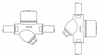Yoshitake TD-10NA allowed installation postures