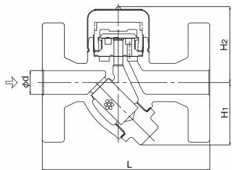 Yoshitake TD-30NA dimensions drawing