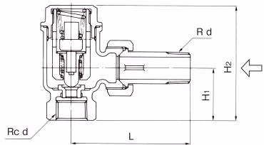 耀希达凯 Yoshitake TS-4A 角型尺寸图