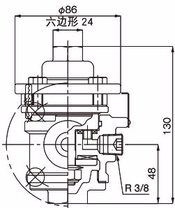 耀希达凯 Yoshitake TSD-7F 尺寸图
