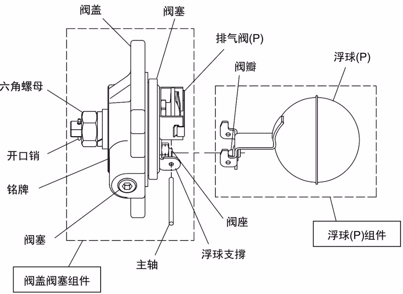 耀希达凯(Yoshitake) TSF-10 分解图部件列表