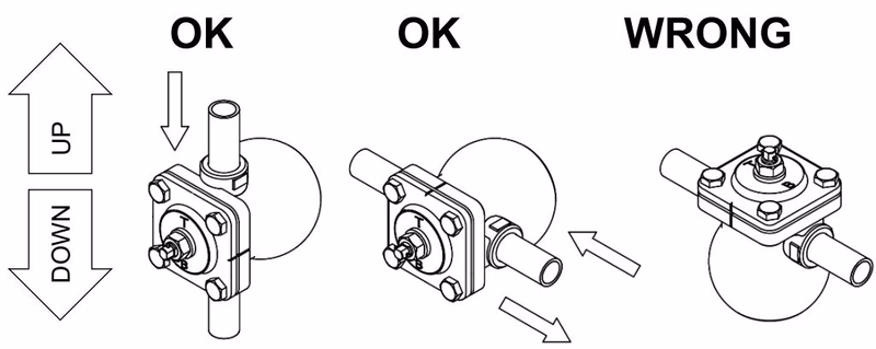 Yoshitake TSF-10CF installation posture allowable tilt