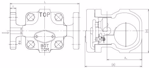 Yoshitake TSF-8F dimensions diagram